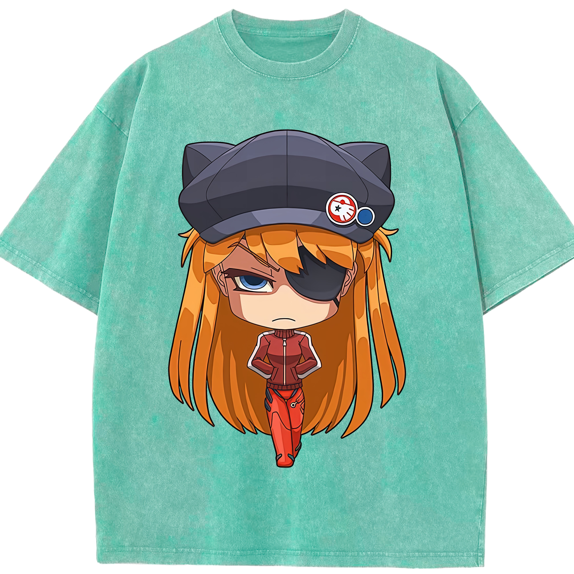 （画像用） EVA 新世紀エヴァンゲリオン 綿100% ヴィンテージ風 半袖Tシャツ（フロントプリント）